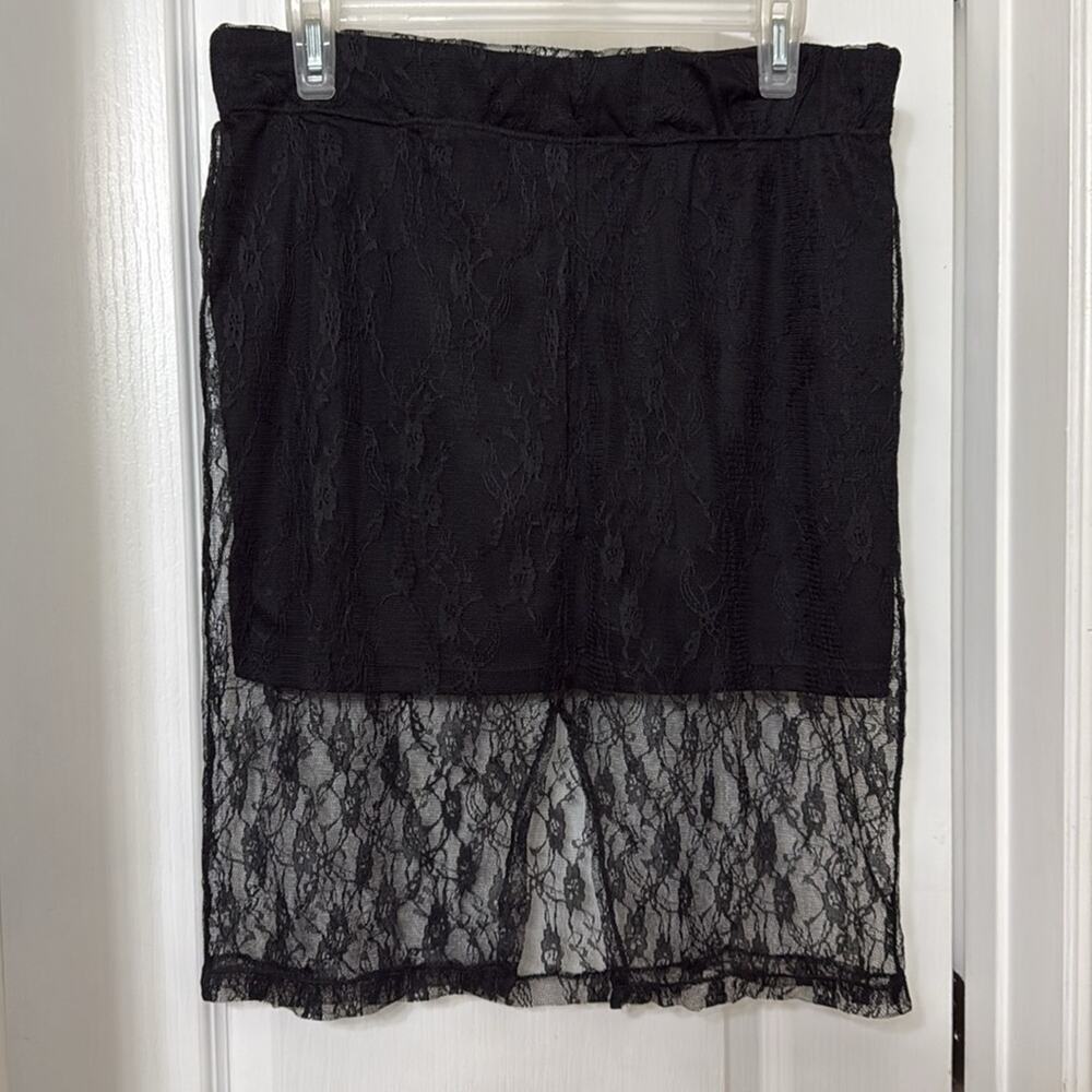 Black Lace Skirt